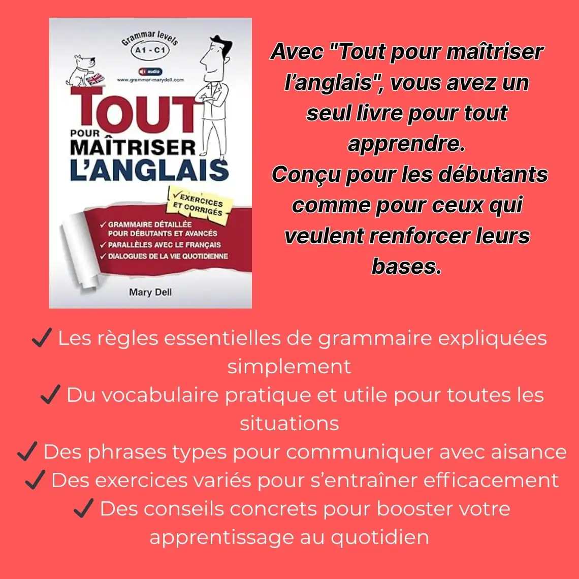 Livre Tout pour maîtriser l'anglais 2